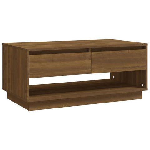 vidaXL Couchtisch Braun Eichen-Optik 102,5x55x44 cm Holzwerkstoff