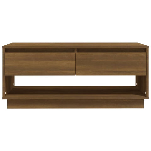 vidaXL Couchtisch Braun Eichen-Optik 102,5x55x44 cm Holzwerkstoff