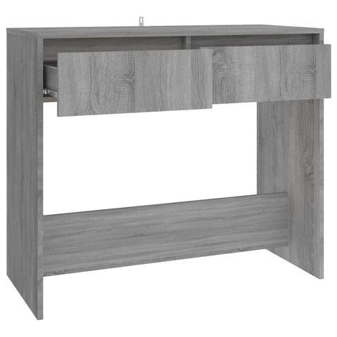 vidaXL Konsolentisch Grau Sonoma 89x41x76,5 cm Holzwerkstoff