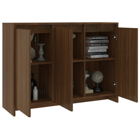 vidaXL Sideboard Braun Eichen-Optik 102x33x75 cm Holzwerkstoff