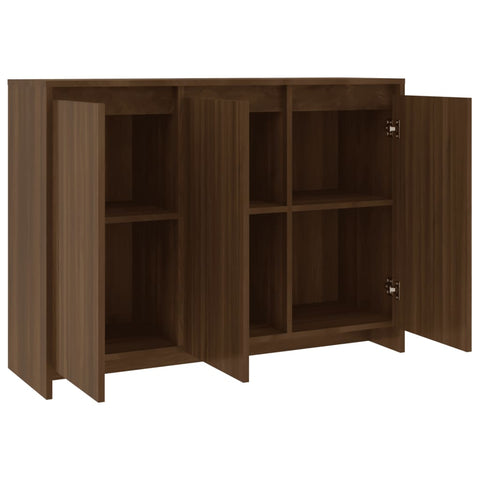 vidaXL Sideboard Braun Eichen-Optik 102x33x75 cm Holzwerkstoff