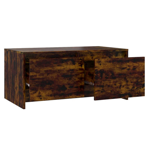 vidaXL Couchtisch Räuchereiche 90x50x41,5 cm Holzwerkstoff