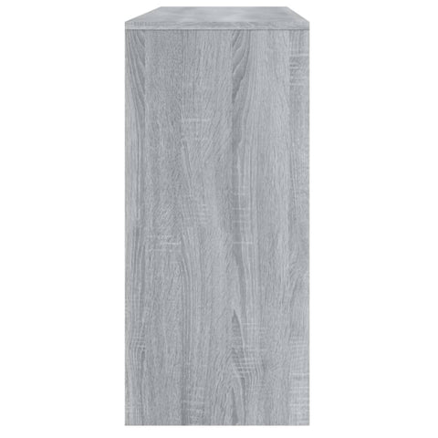 vidaXL Konsolentisch Grau Sonoma 100x35x76,5 cm Holzwerkstoff