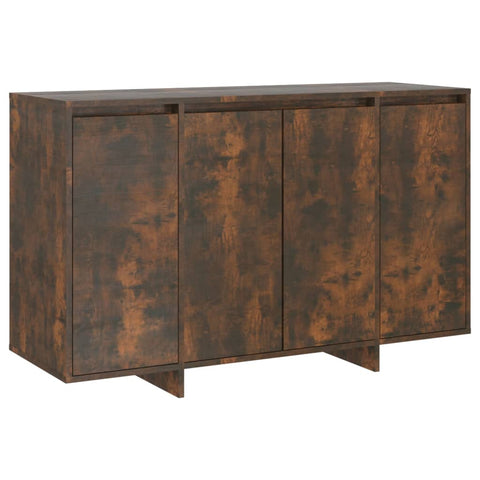 vidaXL Sideboard Räuchereiche 120x41x75 cm Holzwerkstoff