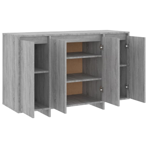 vidaXL Sideboard Grau Sonoma 120x41x75 cm Holzwerkstoff