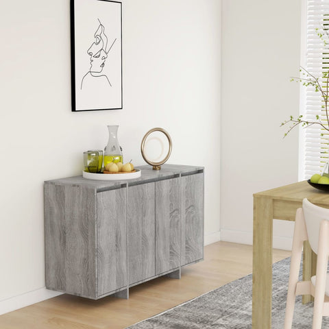 vidaXL Sideboard Grau Sonoma 120x41x75 cm Holzwerkstoff