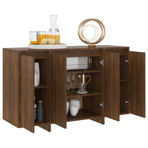 vidaXL Sideboard Braun Eichen-Optik 120x41x75 cm Holzwerkstoff