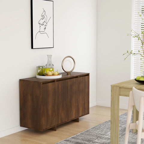 vidaXL Sideboard Braun Eichen-Optik 120x41x75 cm Holzwerkstoff