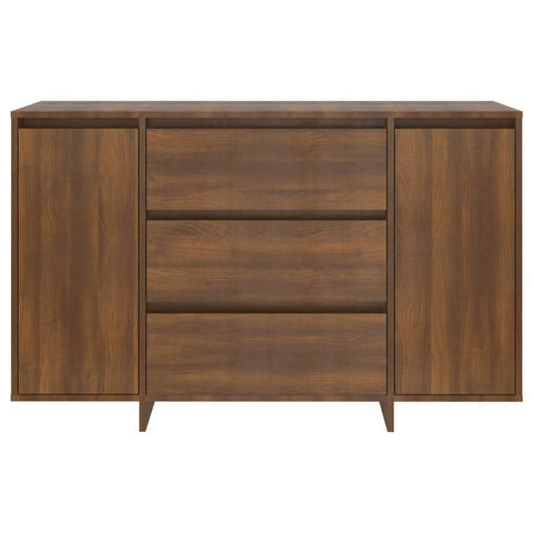 Sideboard mit 3 Schubladen Braun Eichen-Optik 120x41x75 cm