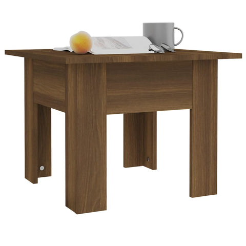 vidaXL Couchtisch Braun Eichen-Optik 55x55x42 cm Holzwerkstoff