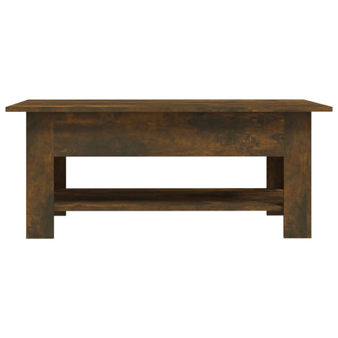 vidaXL Couchtisch Räuchereiche 102x55x42 cm Holzwerkstoff