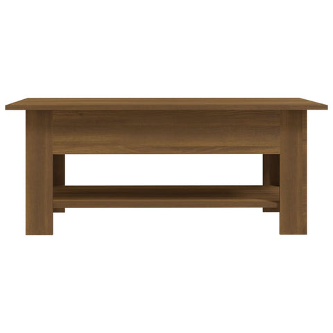 Couchtisch Braun Eichen-Optik 102x55x42 cm Holzwerkstoff