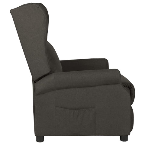 vidaXL Relaxsessel Taupe Stoff