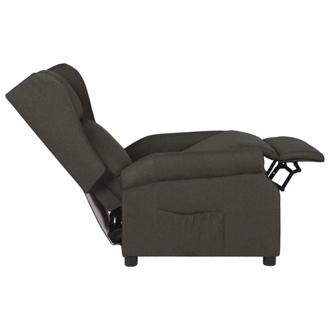 vidaXL Relaxsessel Taupe Stoff