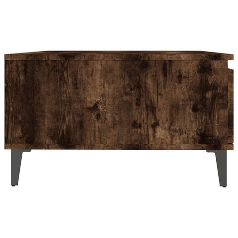 vidaXL Couchtisch Räuchereiche 90x60x35 cm Holzwerkstoff