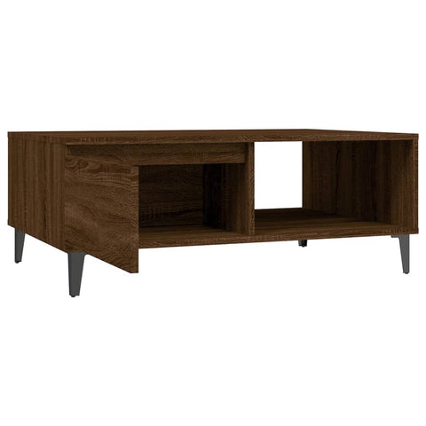 vidaXL Couchtisch Braun Eichen-Optik 90x60x35 cm Holzwerkstoff