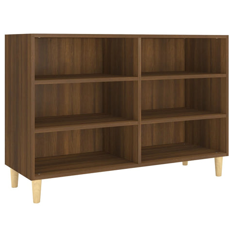 vidaXL Sideboard Braun Eichen-Optik 103,5x35x70 cm Holzwerkstoff