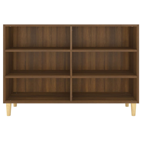 vidaXL Sideboard Braun Eichen-Optik 103,5x35x70 cm Holzwerkstoff