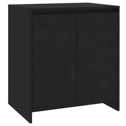 vidaXL 3-tlg. Sideboard Schwarz Holzwerkstoff