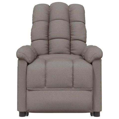 vidaXL Relaxsessel Taupe Stoff