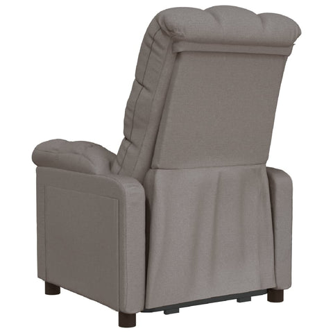 vidaXL Relaxsessel Taupe Stoff