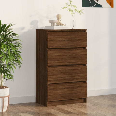 vidaXL Sideboard Braun Eichen-Optik 60x35x98,5 cm Holzwerkstoff