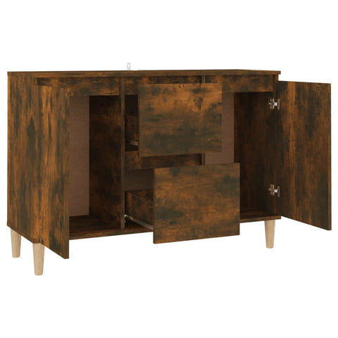 vidaXL Sideboard Räuchereiche 103,5x35x70 cm Holzwerkstoff