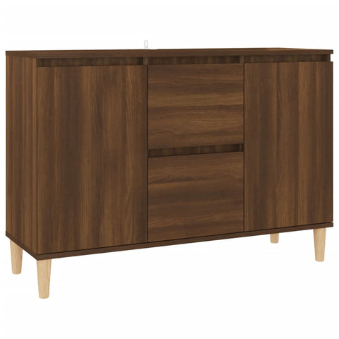 vidaXL Sideboard Braun Eichen-Optik 103,5x35x70 cm Holzwerkstoff