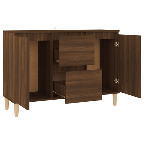 vidaXL Sideboard Braun Eichen-Optik 103,5x35x70 cm Holzwerkstoff