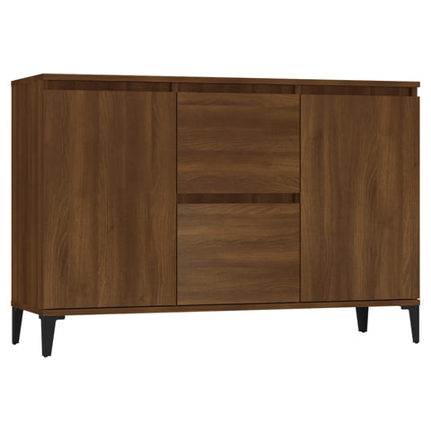 Sideboard Braun Eichen-Optik 104x35x70 cm Holzwerkstoff