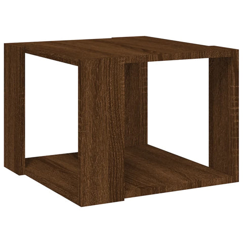 vidaXL Couchtisch Braun Eichen-Optik 40x40x30 cm Holzwerkstoff