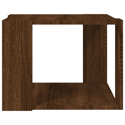 vidaXL Couchtisch Braun Eichen-Optik 40x40x30 cm Holzwerkstoff