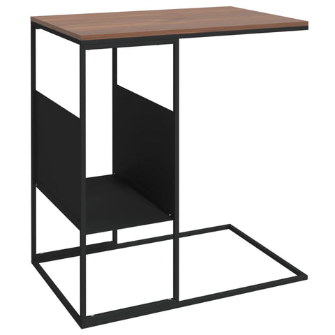 vidaXL Beistelltisch Schwarz 55x36x59,5 cm Holzwerkstoff