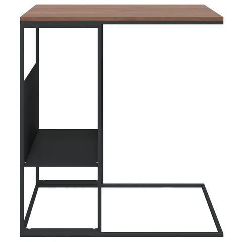 vidaXL Beistelltisch Schwarz 55x36x59,5 cm Holzwerkstoff