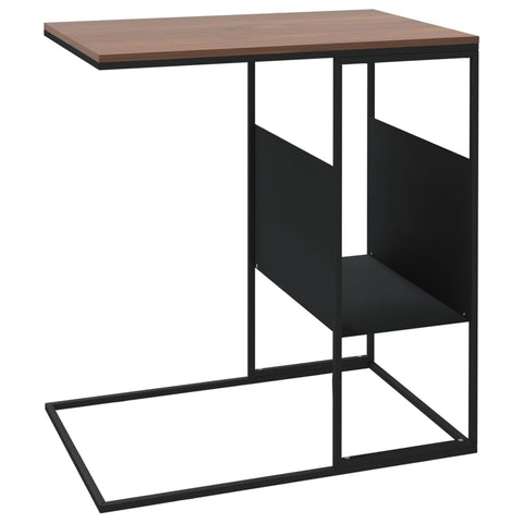 vidaXL Beistelltisch Schwarz 55x36x59,5 cm Holzwerkstoff