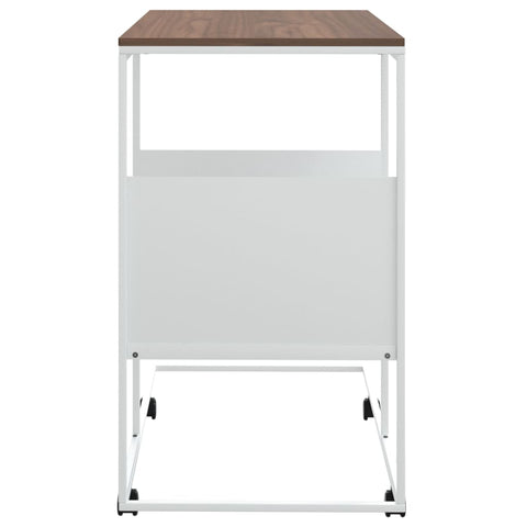 vidaXL Beistelltisch mit Rollen Weiß 55x36x63,5 cm Holzwerkstoff