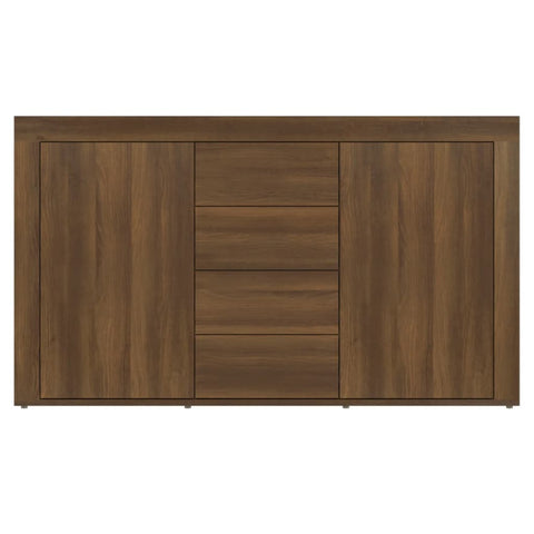 Sideboard Braun Eichen-Optik 120x36x69 cm Holzwerkstoff