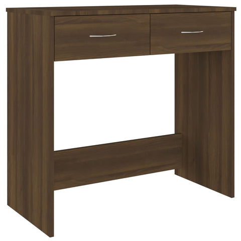 vidaXL Schreibtisch Braun Eichen-Optik 80x40x75 cm Holzwerkstoff