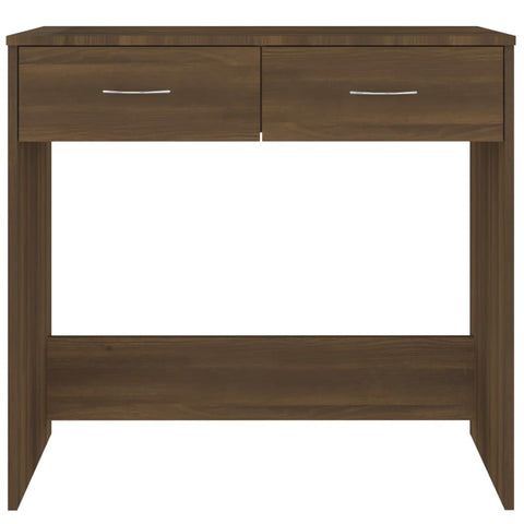 vidaXL Schreibtisch Braun Eichen-Optik 80x40x75 cm Holzwerkstoff