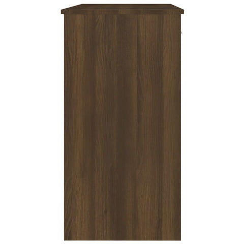 vidaXL Schreibtisch Braun Eichen-Optik 80x40x75 cm Holzwerkstoff