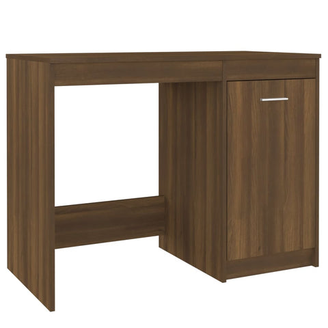 vidaXL Schreibtisch Braun Eichen-Optik 100x50x76 cm Holzwerkstoff