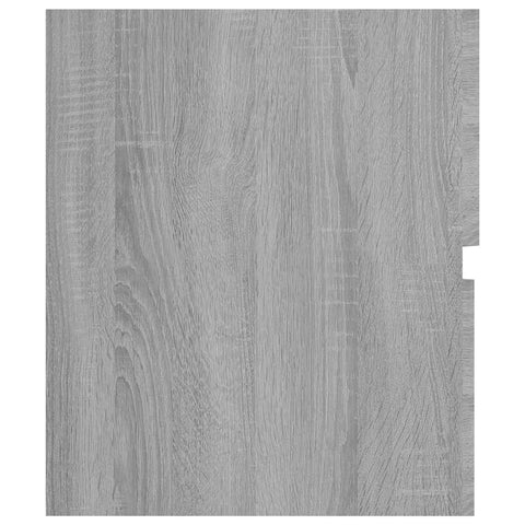 vidaXL Waschbeckenunterschrank Grau Sonoma 80x38,5x45 cm Holzwerkstoff