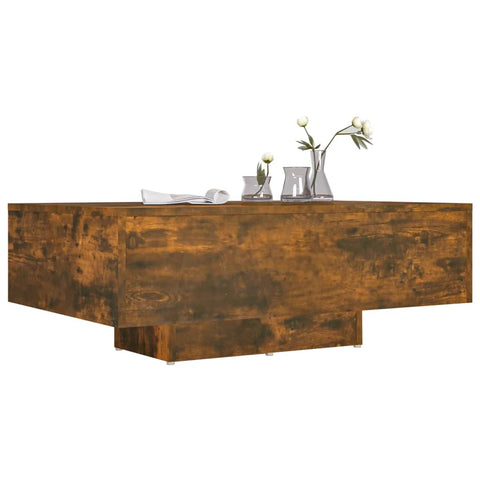 vidaXL Couchtisch Räuchereiche 85x55x31 cm Holzwerkstoff