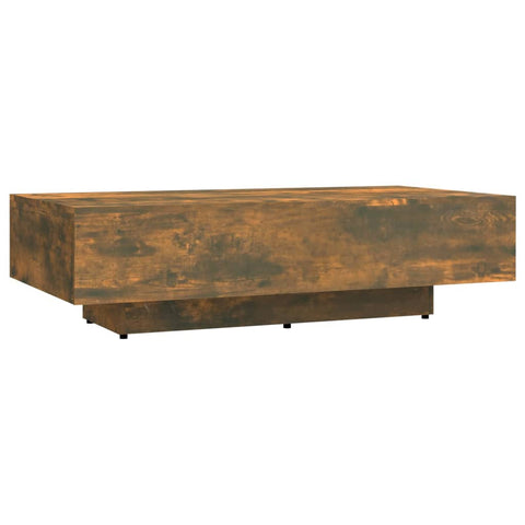 vidaXL Couchtisch Räuchereiche 100x49,5x31 cm Holzwerkstoff