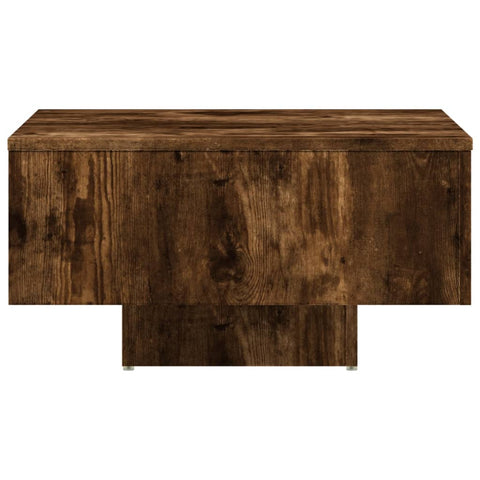 vidaXL Couchtisch Räuchereiche 60x60x31,5 cm Holzwerkstoff