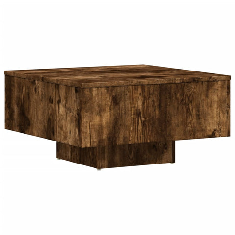 vidaXL Couchtisch Räuchereiche 60x60x31,5 cm Holzwerkstoff