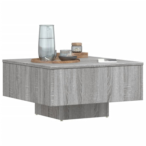 vidaXL Couchtisch Grau Sonoma 60x60x31,5 cm Holzwerkstoff