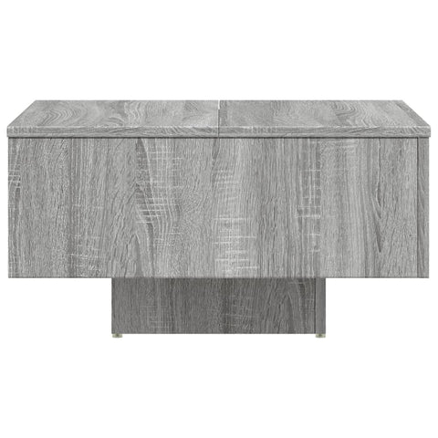 vidaXL Couchtisch Grau Sonoma 60x60x31,5 cm Holzwerkstoff