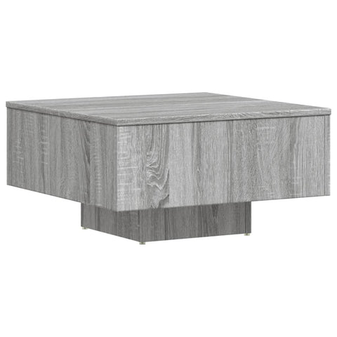 vidaXL Couchtisch Grau Sonoma 60x60x31,5 cm Holzwerkstoff