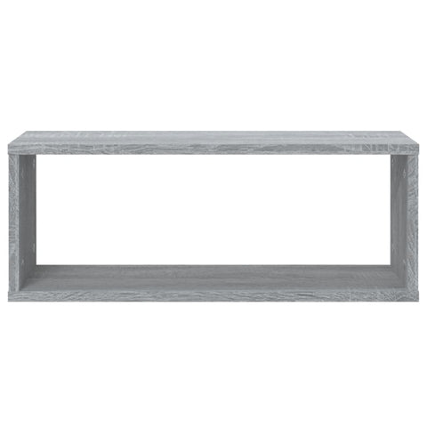 Würfelregale 2 Stk. Grau Sonoma 60x15x23 cm Holzwerkstoff